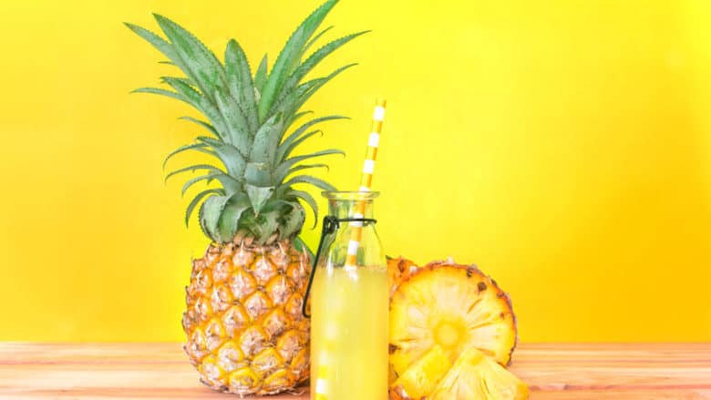 Pineapple fruit and juice